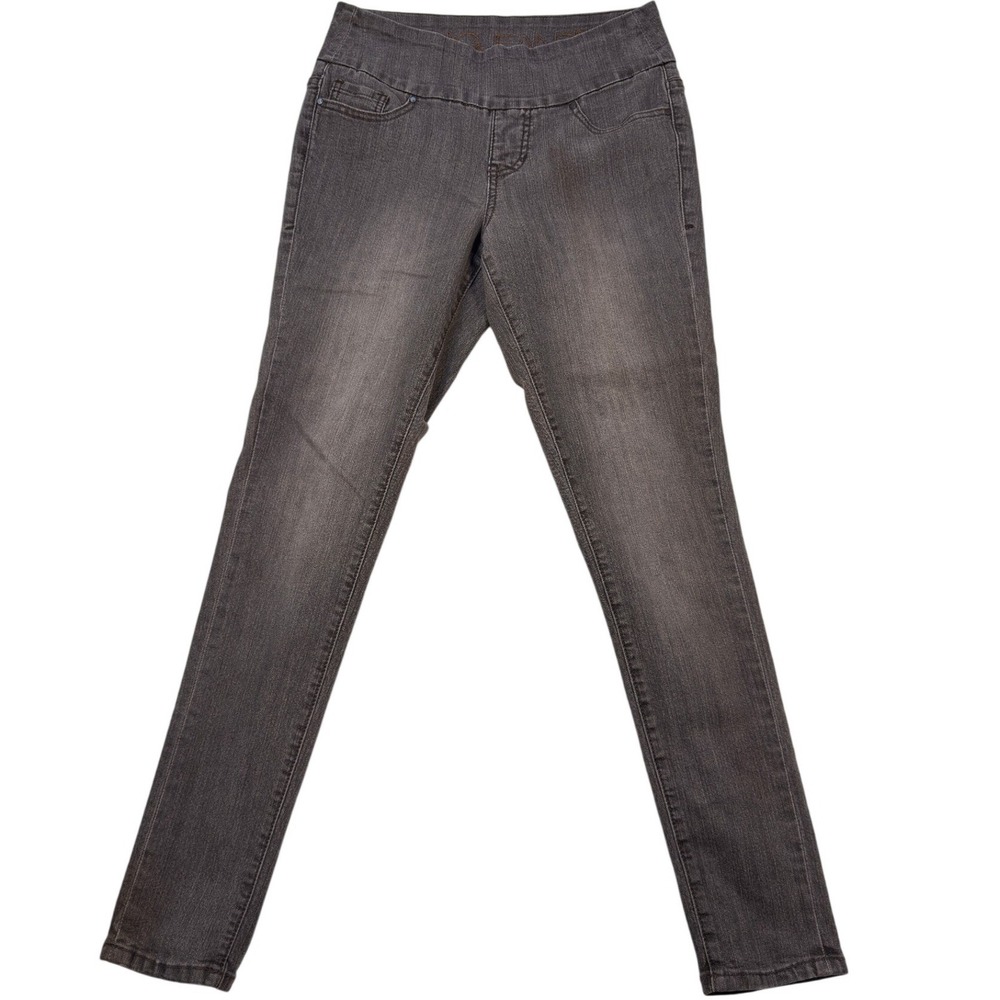 Jag Jeans Skinny 4 Womens Pull On Elastic Waist Grey Wash Denim J2166190THGRGrey